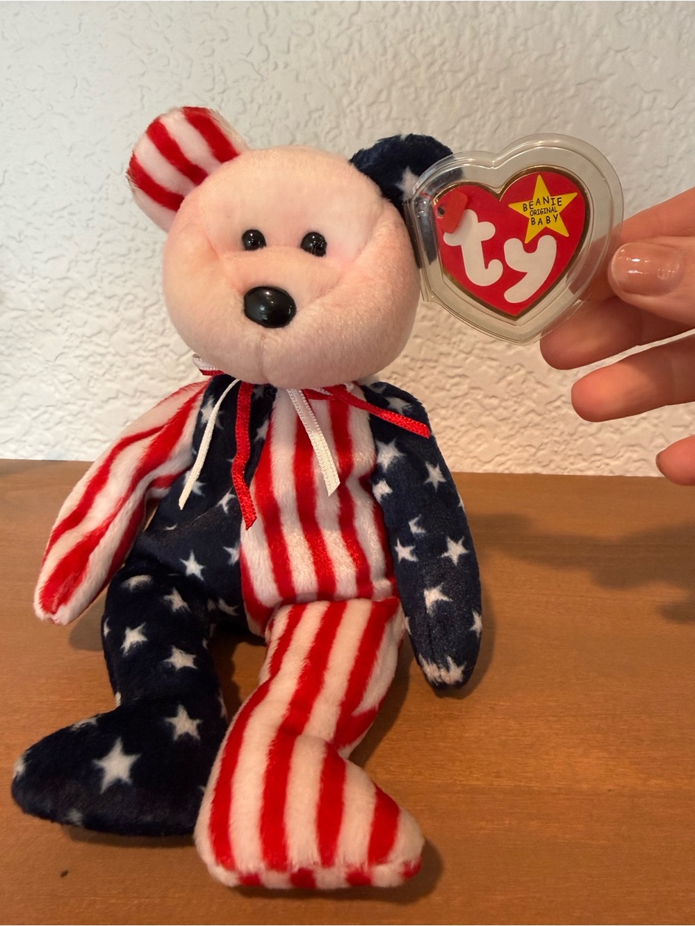 Ty Patriotic Bears, Donkey, ElephantPlush - Red, White, Blue